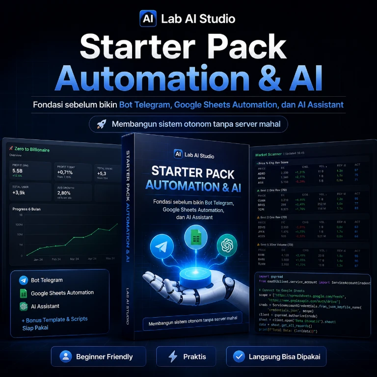 Starter Pack Automation & AI | Onetap.id